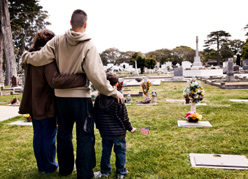 Dealing with Loss Family grieving the loss of a loved one and tips on how to cope by Barton Funeral